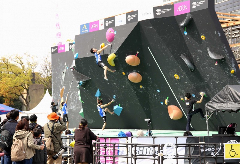 《広島県》FISE WORLD SERIES Hiroshima 2018  ボルダリング競技